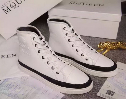 Alexander McQueen High-Top Fashion Men Shoes--002